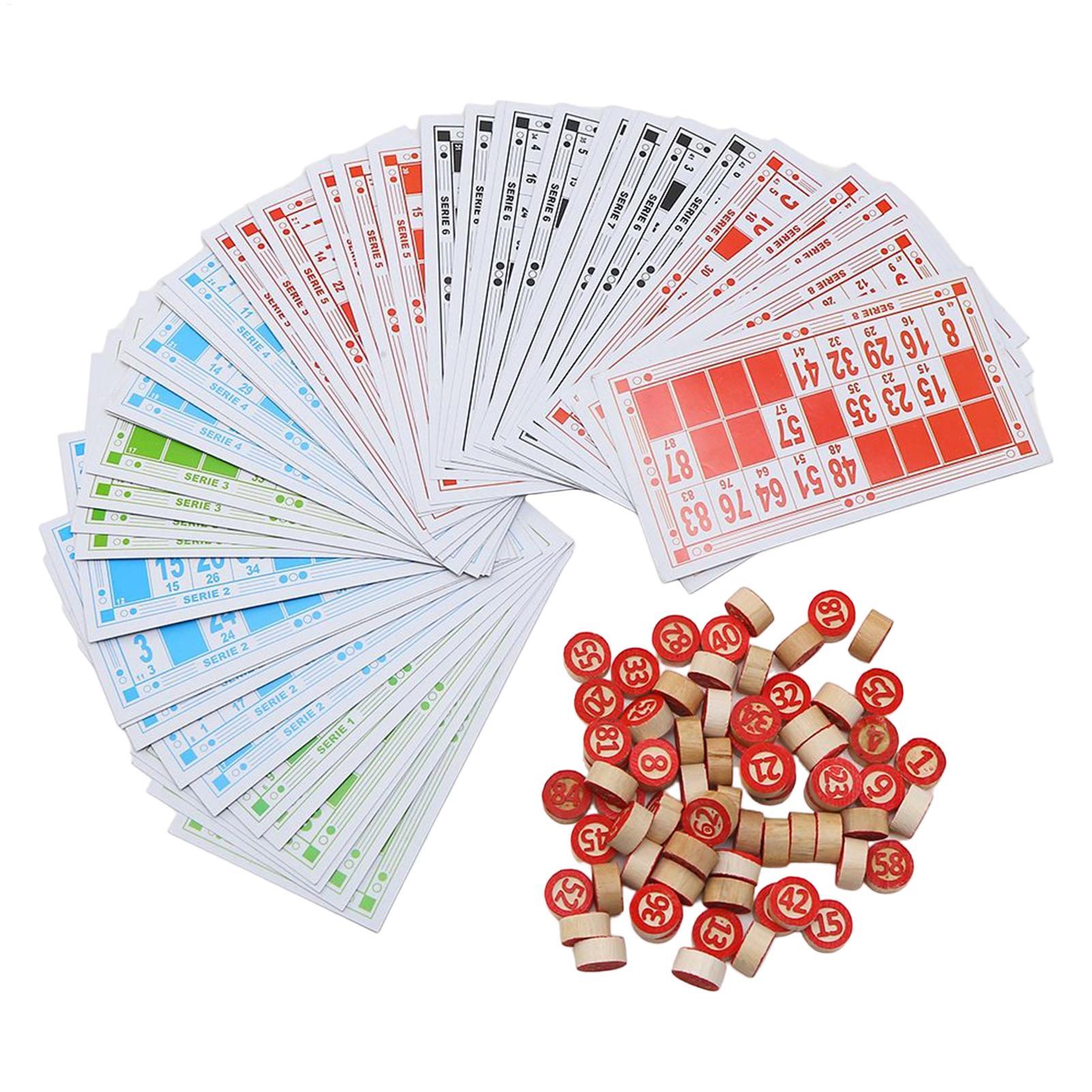 Vintage Collectible Playing Cards - Bingo Kart Oyunu Eğitici İnteraktif Vintage