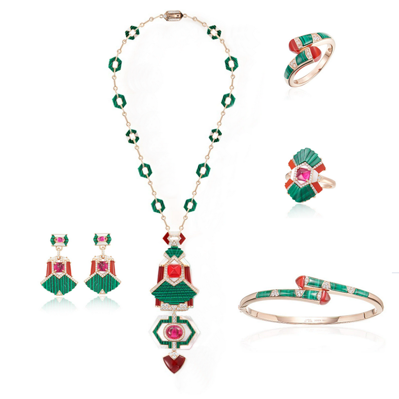 Vintage Collectible Jewelry - Tasarım Koleksiyonu Tarzı Yüzük Küpe Bilezik