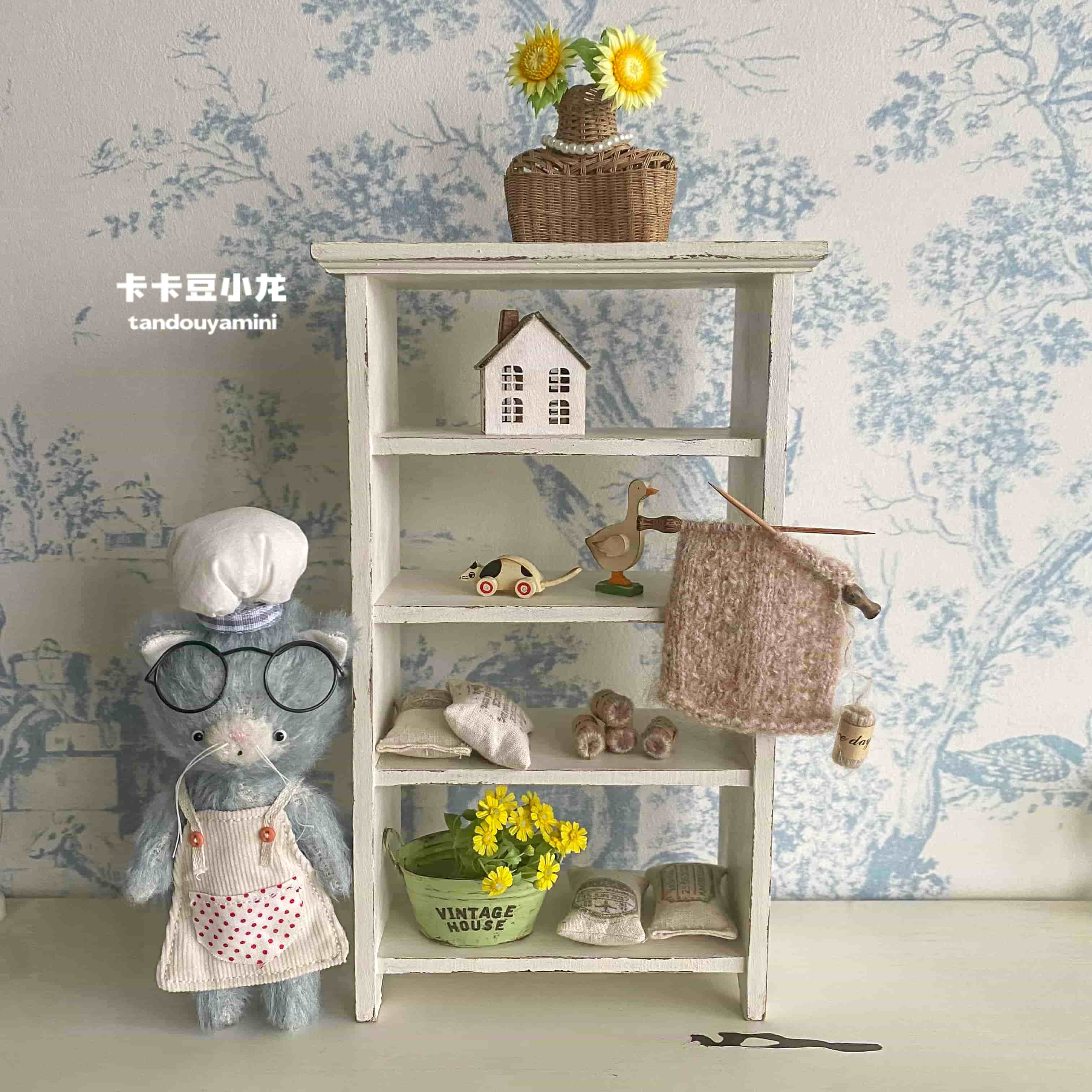 Vintage Collectible Dolls - 1:6 Ölçekli Oyuncak Ev Mini Model