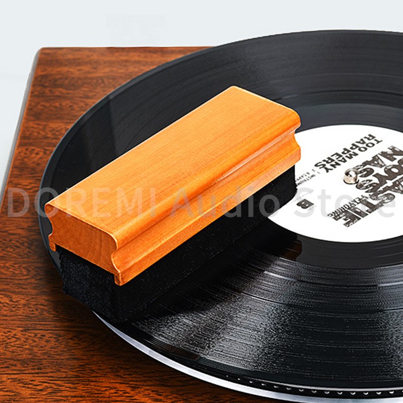 Vinyl Record Cleaner - Anti-Statik Vinil Kayıt Temizleme Fırçası Temizleyici