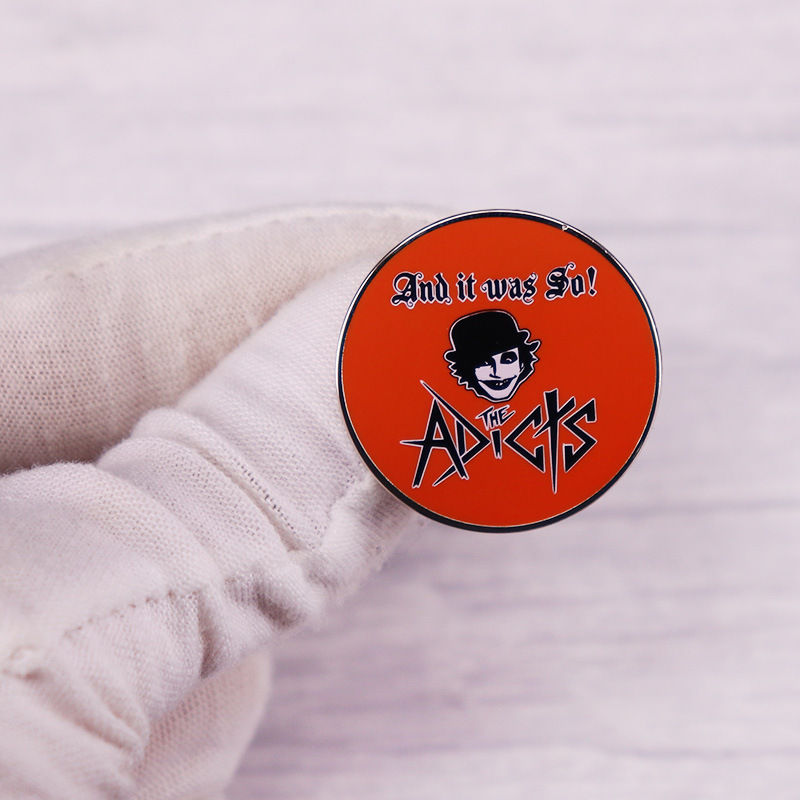 Vintage Collectible Pins - The-Adicts Emaye Pin Vintage Rock Grubu