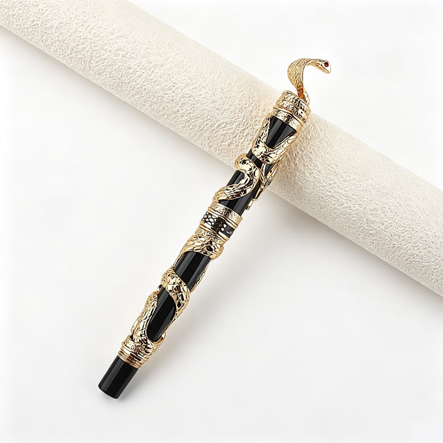 Jinhao Lüks Yılan Kabartmalı D - Vintage Collectible Pens incelemesi ve fiyatı