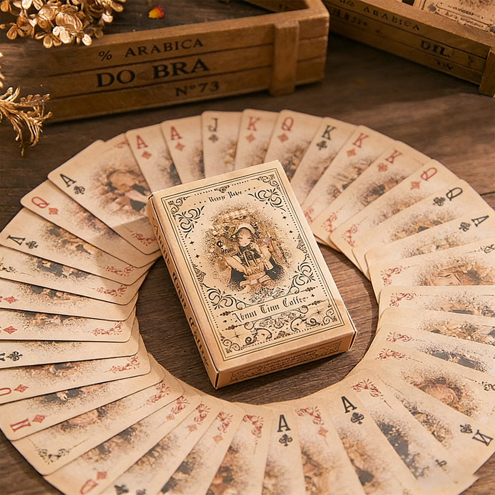 Vintage Masalsı Kız Oyun Kartl - Vintage Collectible Playing Cards incelemesi ve fiyatı