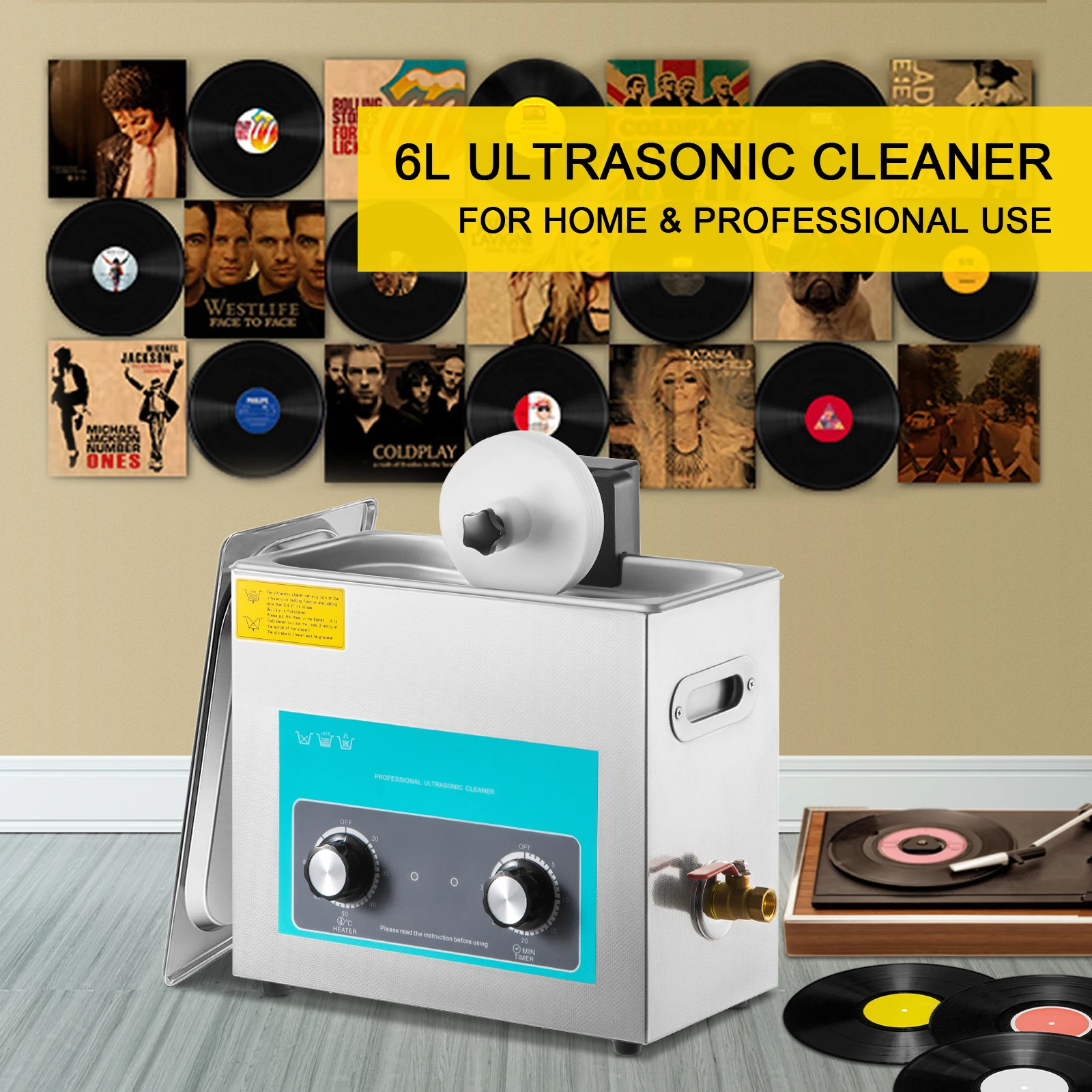 SIHAO 6L Vinil Plak Temizleyic - Vinyl Record Cleaner incelemesi ve fiyatı