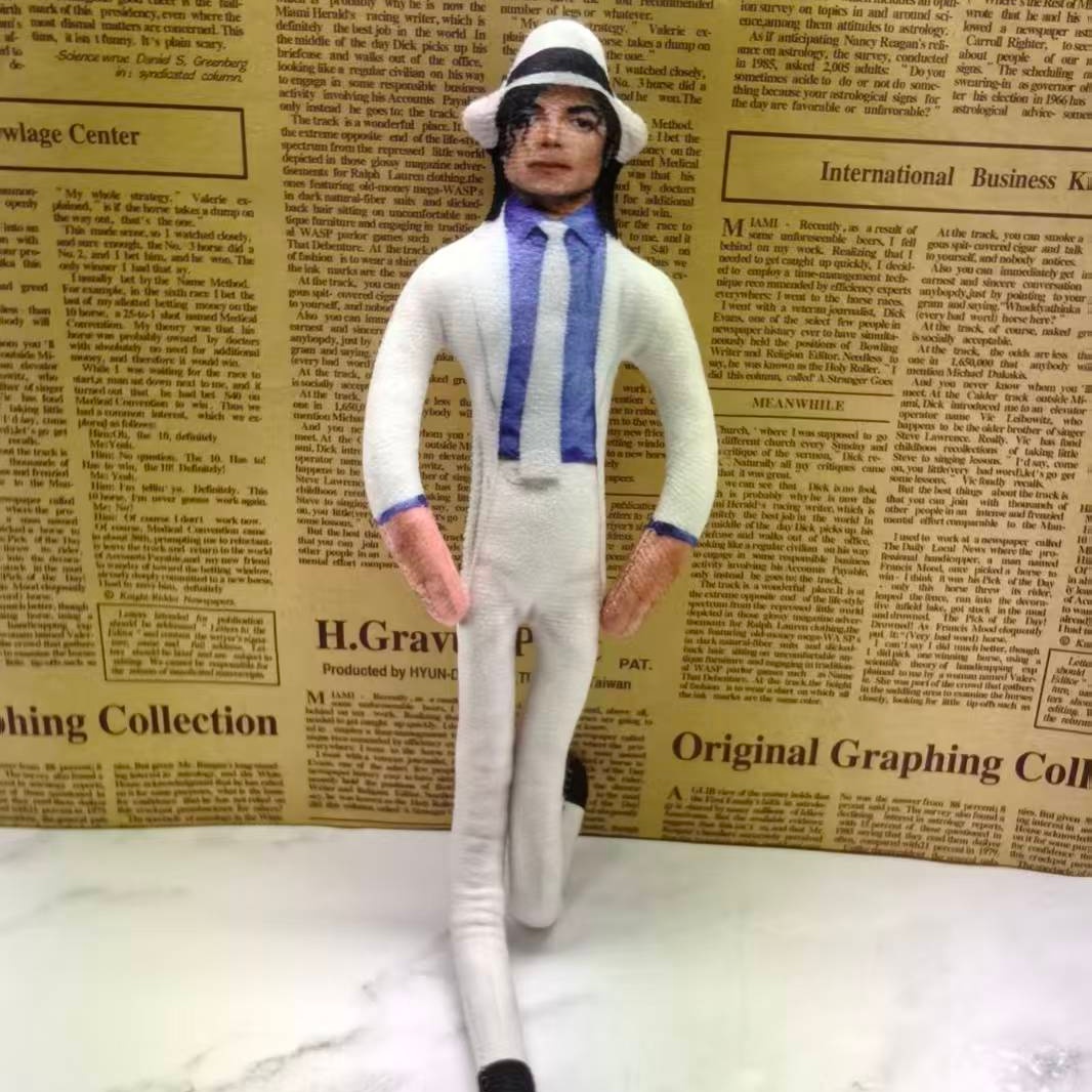 Vintage MJ Michael Jackson Cos - Vintage Collectible Dolls incelemesi ve fiyatı